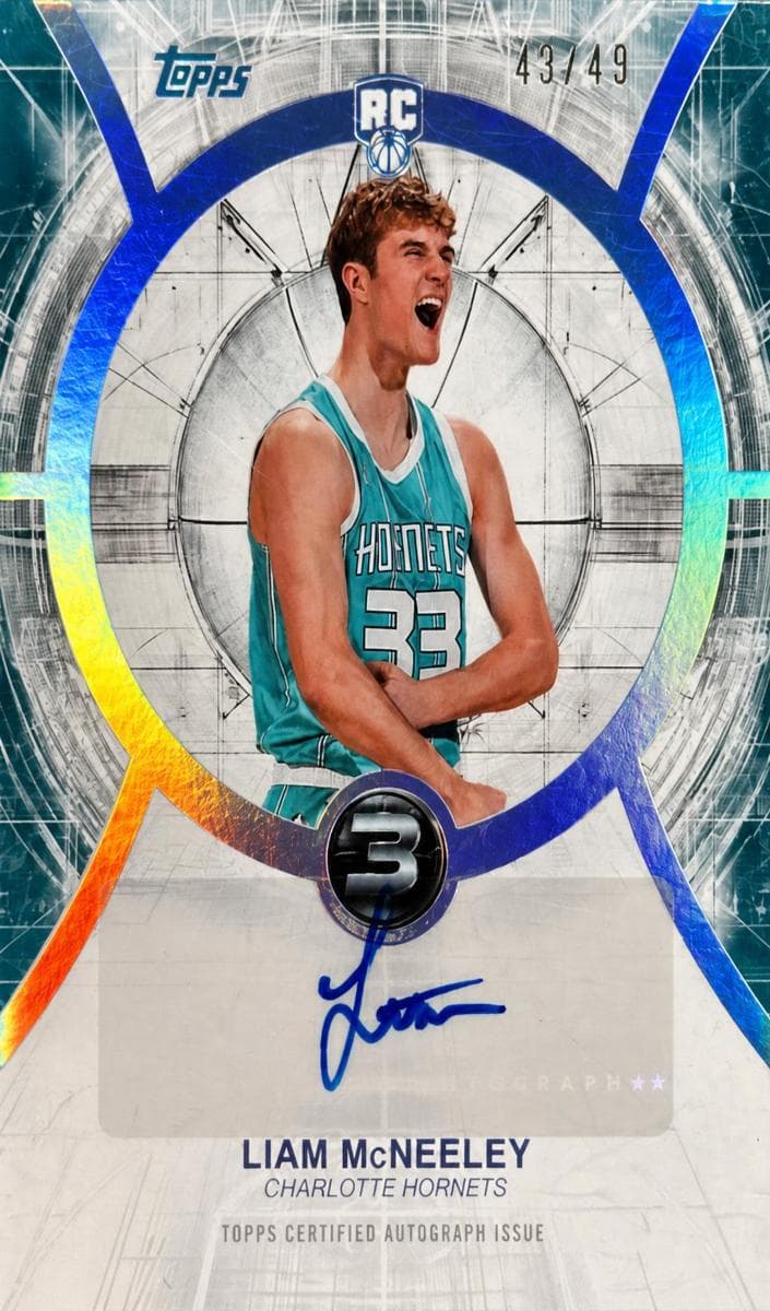 Liam McNeeley 2025 topps Topps 3