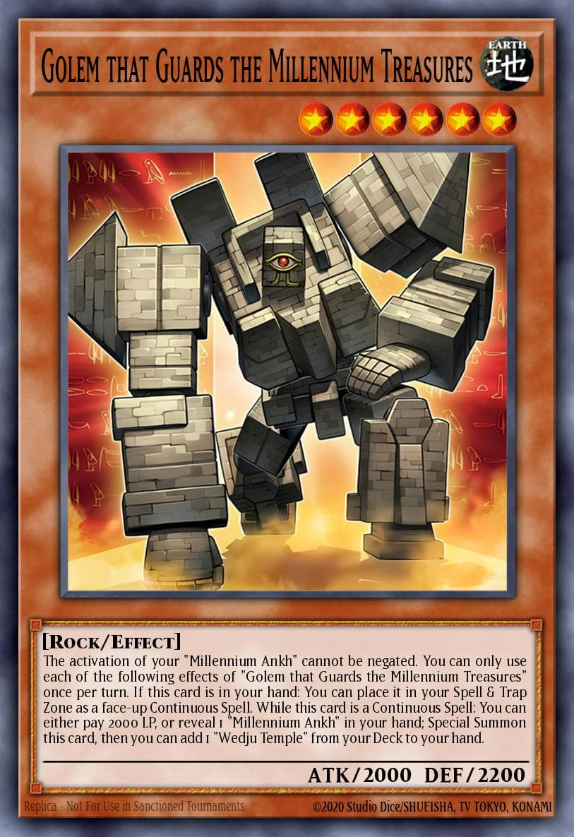 Golem that Guards the Millennium Treasures #MP25-EN208