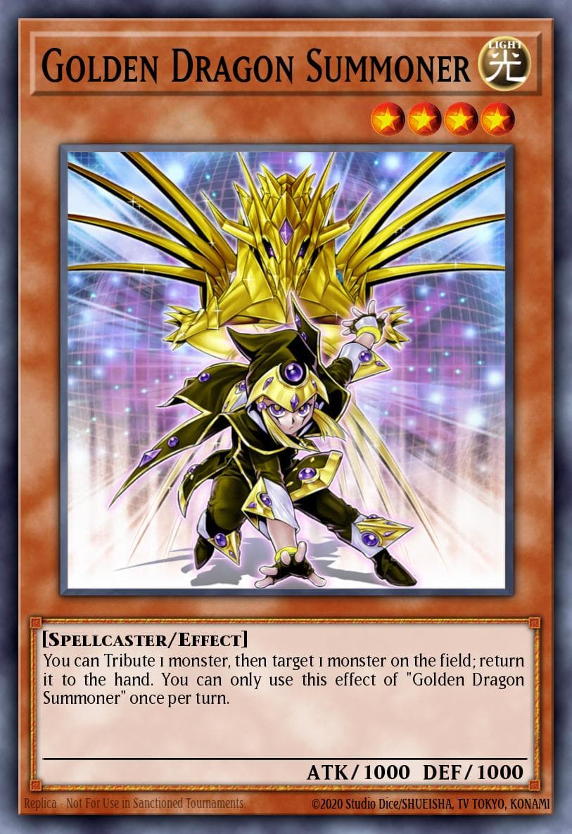 Golden Dragon Summoner #YS14-EN016