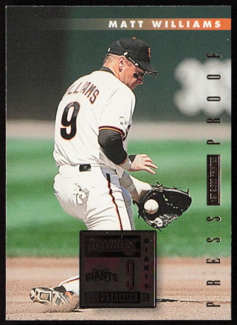 Matt Williams 1996 panini Donruss