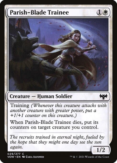 Parish-Blade Trainee 2022 Magic: The Gathering Innistrad: Double Feature