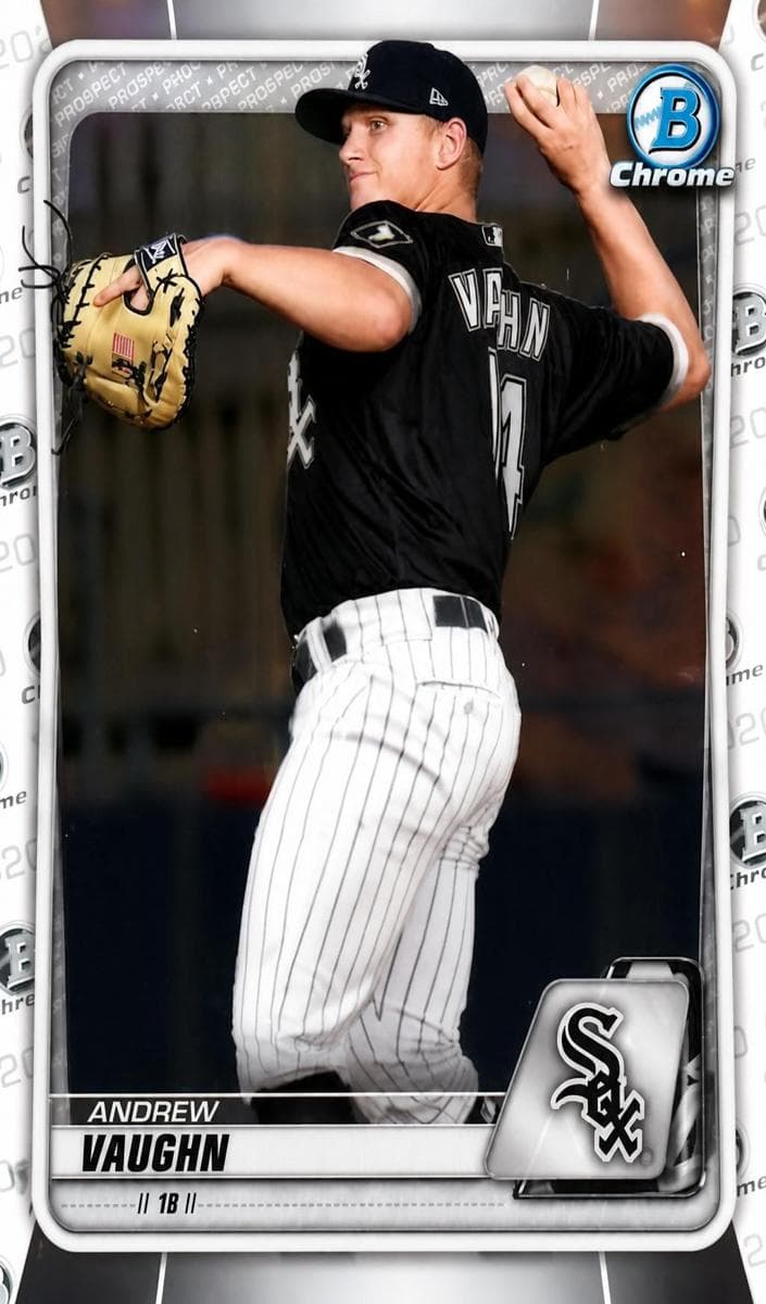 Andrew Vaughn 2020 bowman Bowman Draft