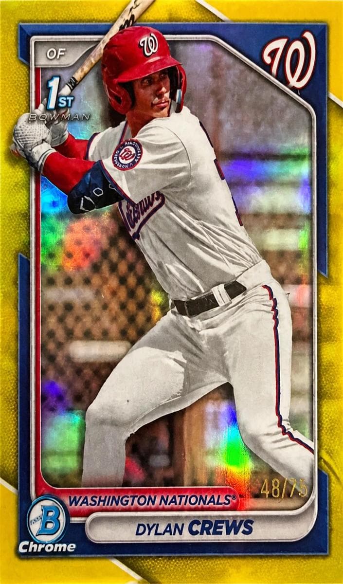 Dylan Crews 2024 bowman Bowman Chrome Prospects