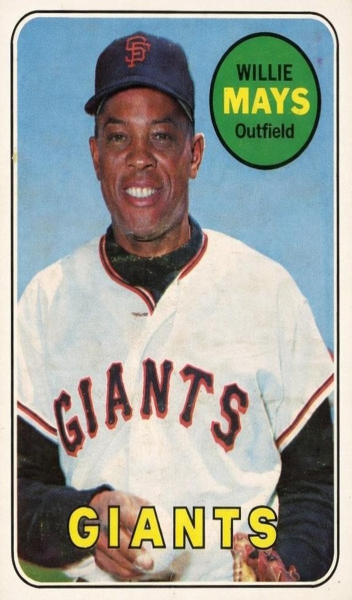 Willie Mays 1969 topps