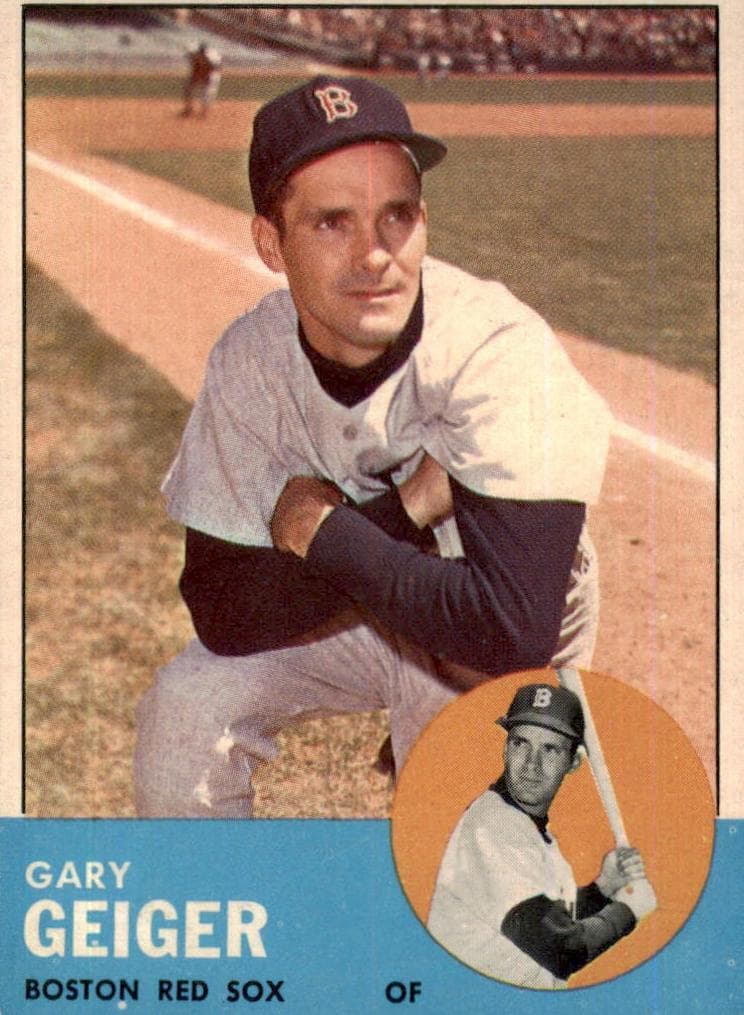 Gary Geiger 1963 topps Topps