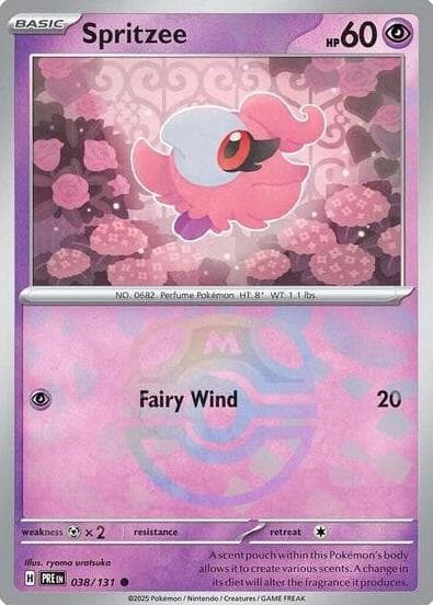 Spritzee trading card