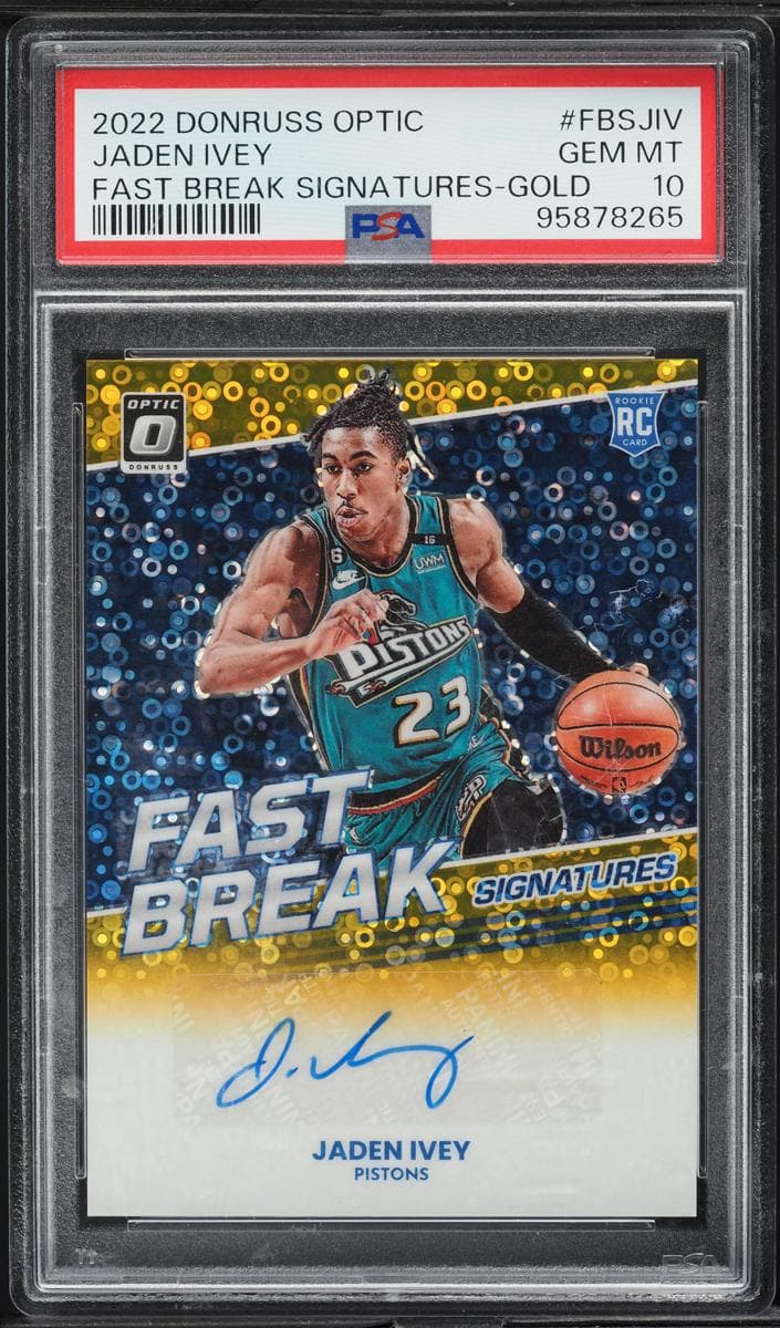 Jaden Ivey 2022 panini Donruss Optic