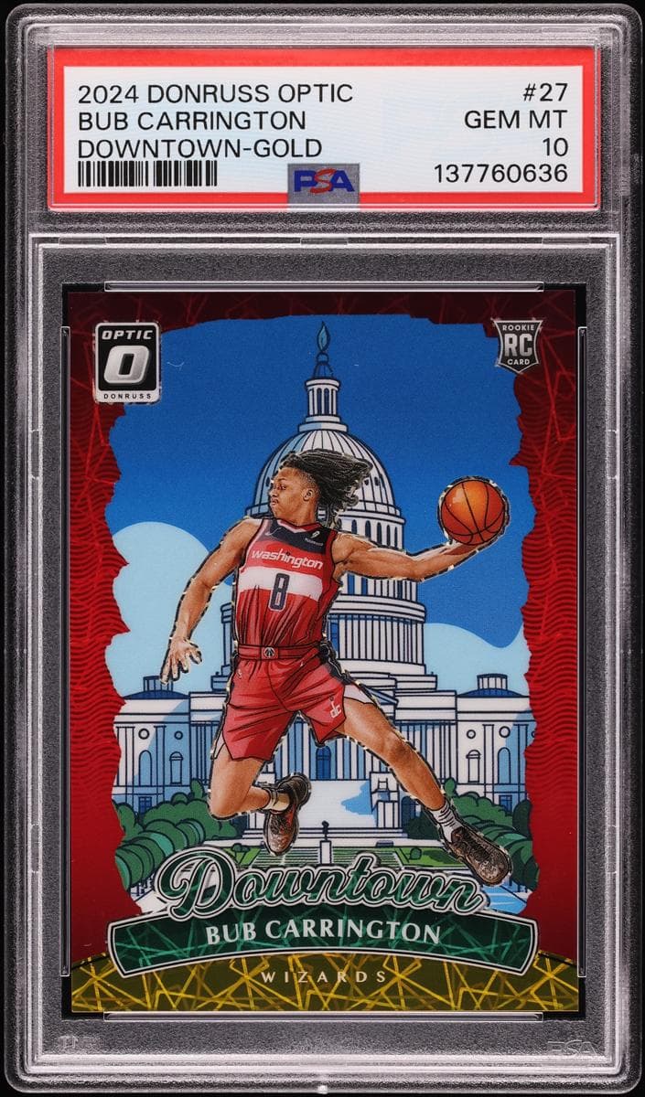 Bub Carrington 2024 panini Donruss Optic
