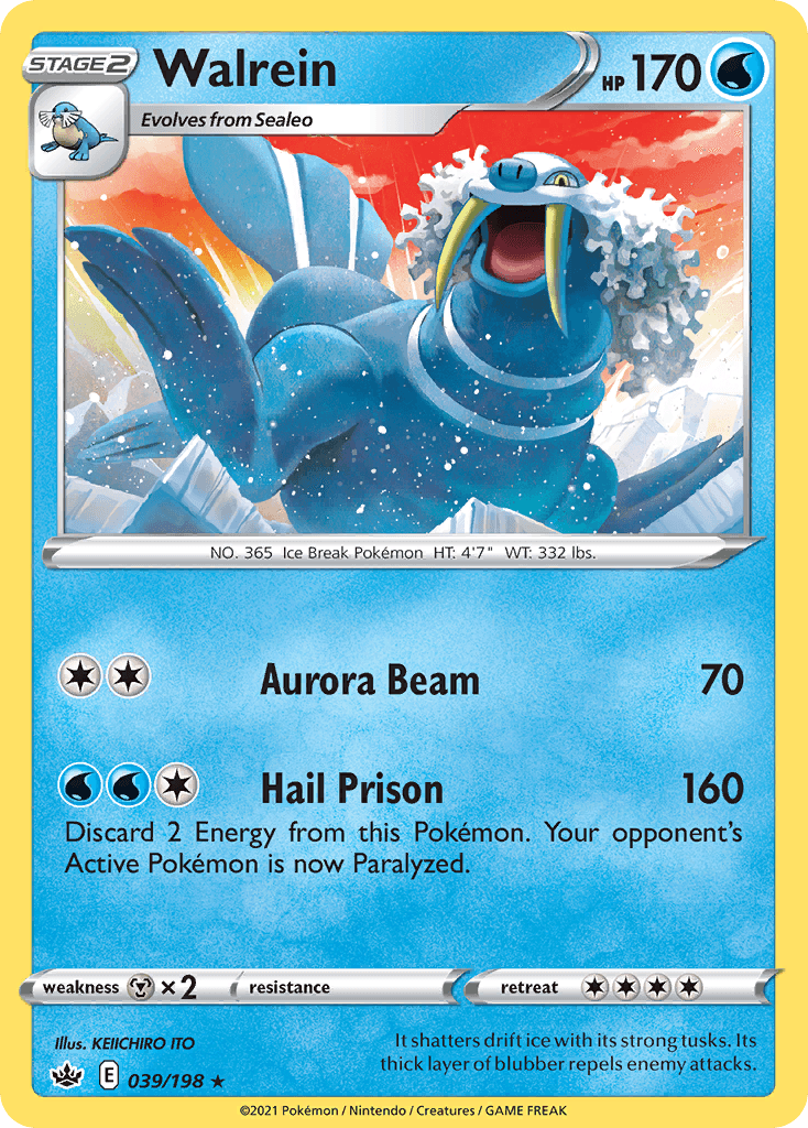 Walrein 2021 Pokemon