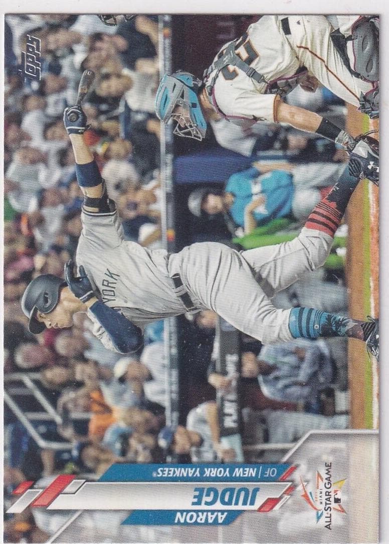 Aaron Judge 2020 topps Topps Update