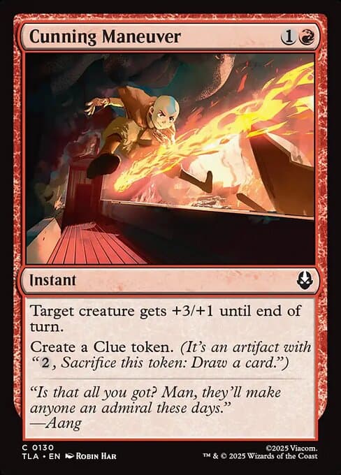 Cunning Maneuver 2025 Magic: The Gathering Avatar: The Last Airbender