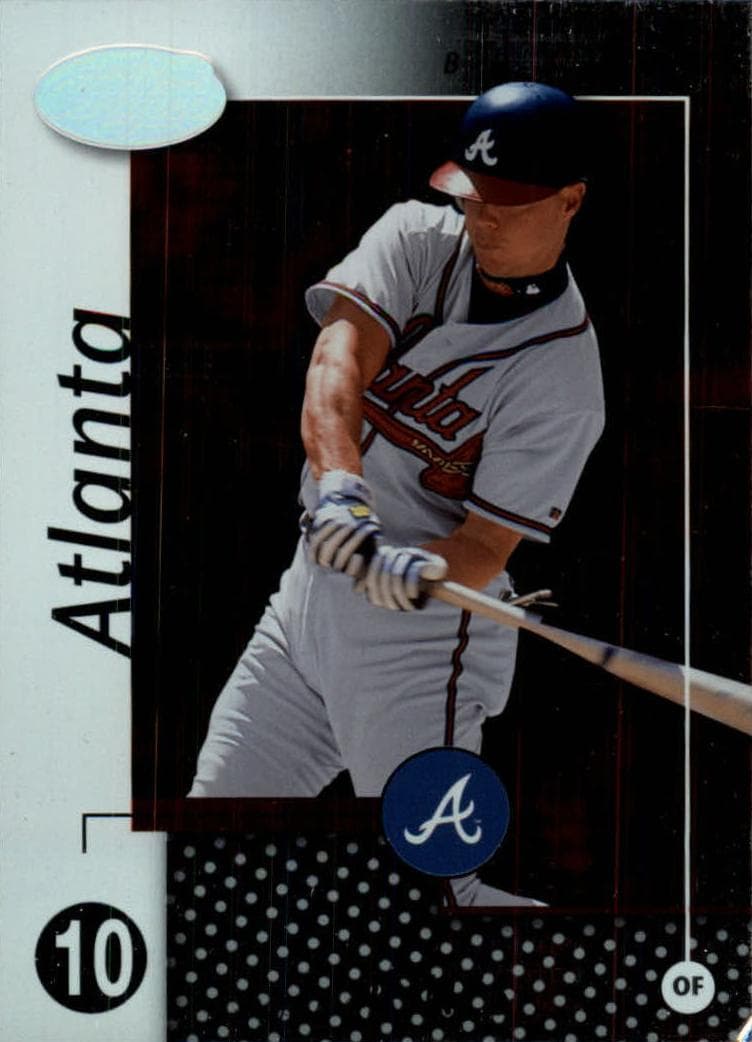 Chipper Jones 2002 leaf Certified