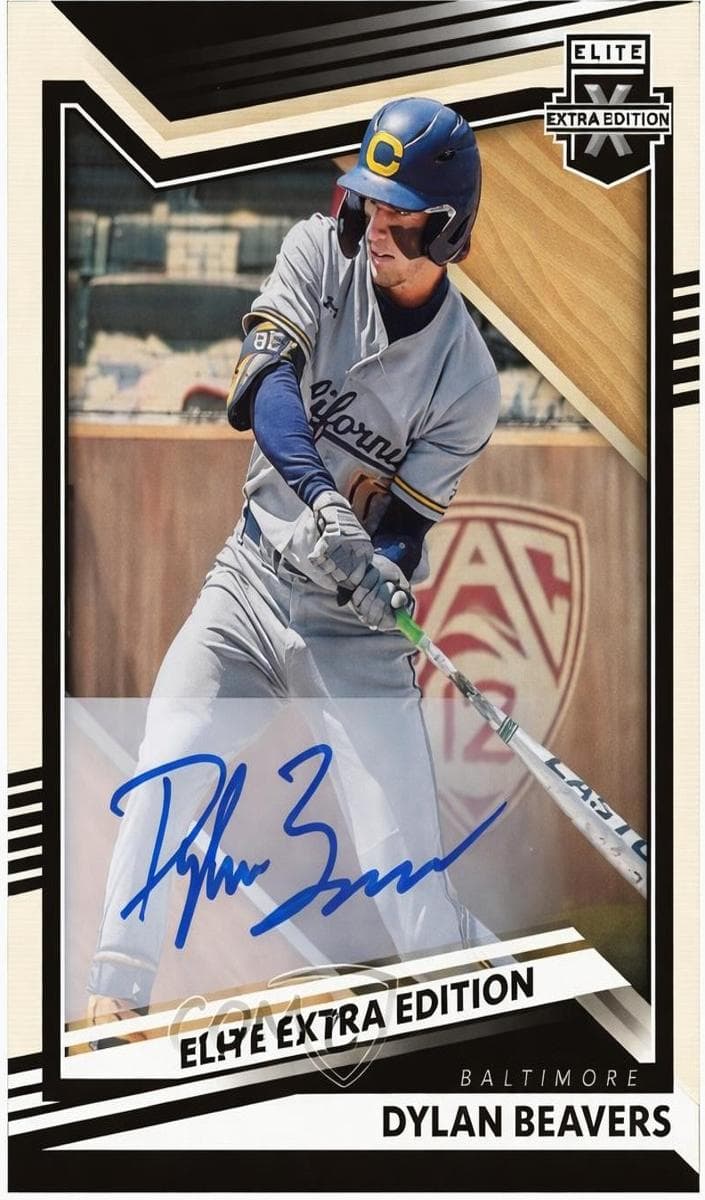 Dylan Beavers 2022 panini Elite Extra Edition