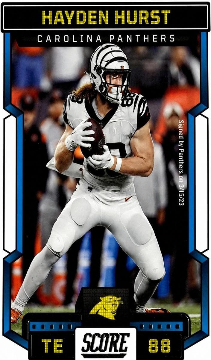 Hayden Hurst 2023 panini Score