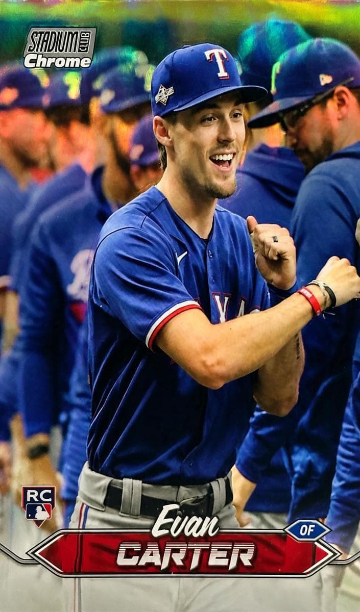 Evan Carter 2024 topps Stadium Club