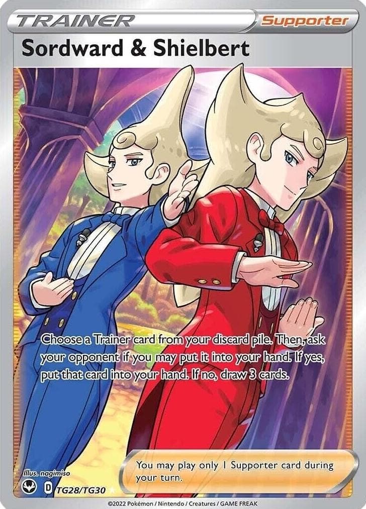 Sordward & Shielbert trading card