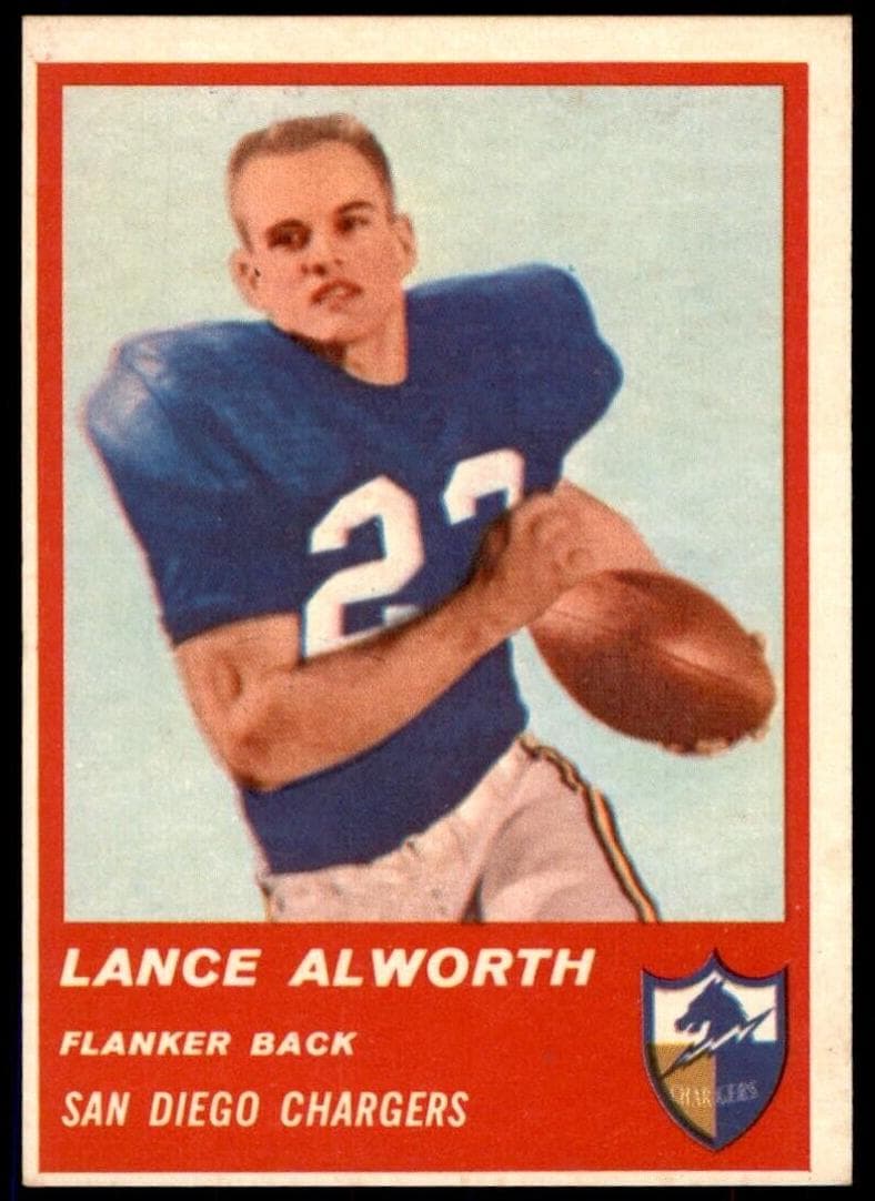 Lance Alworth 1963 fleer Fleer