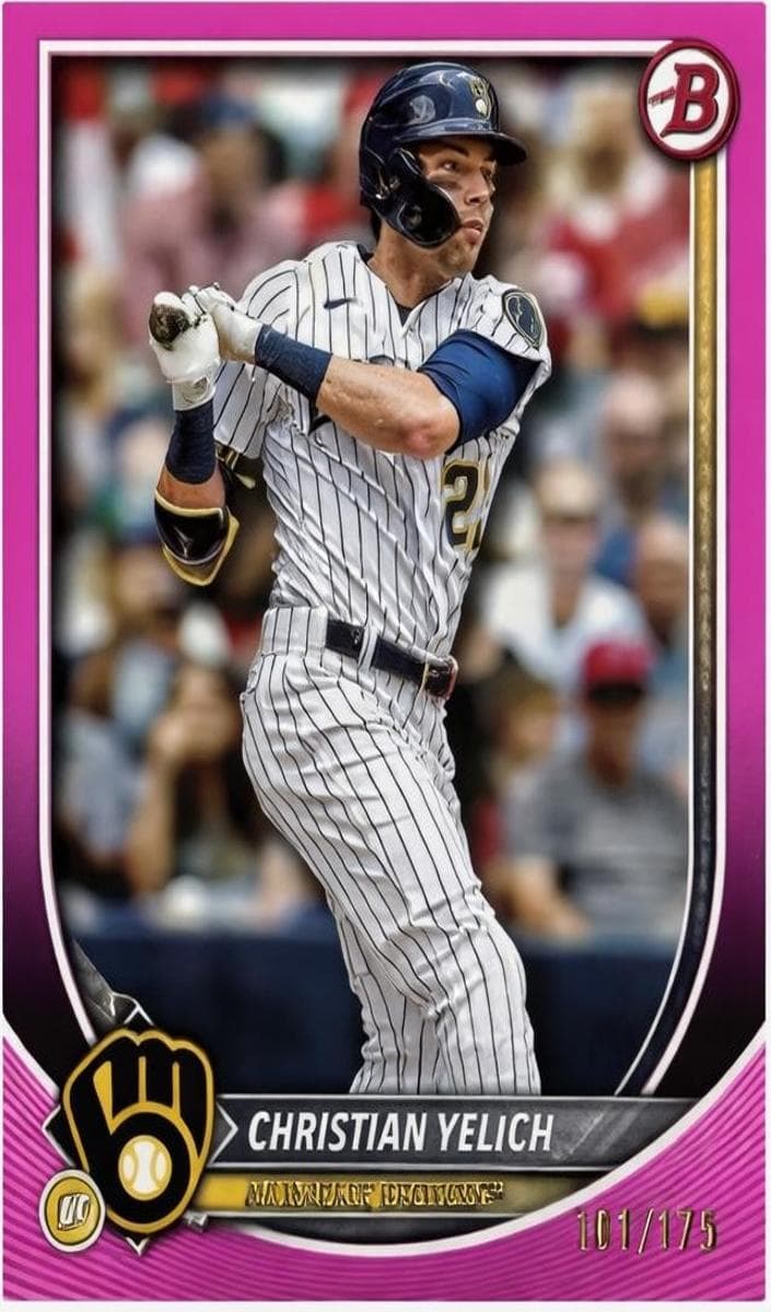 Christian Yelich 2025 bowman Bowman