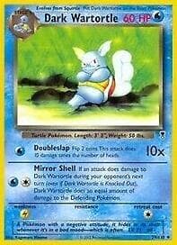Dark Wartortle trading card