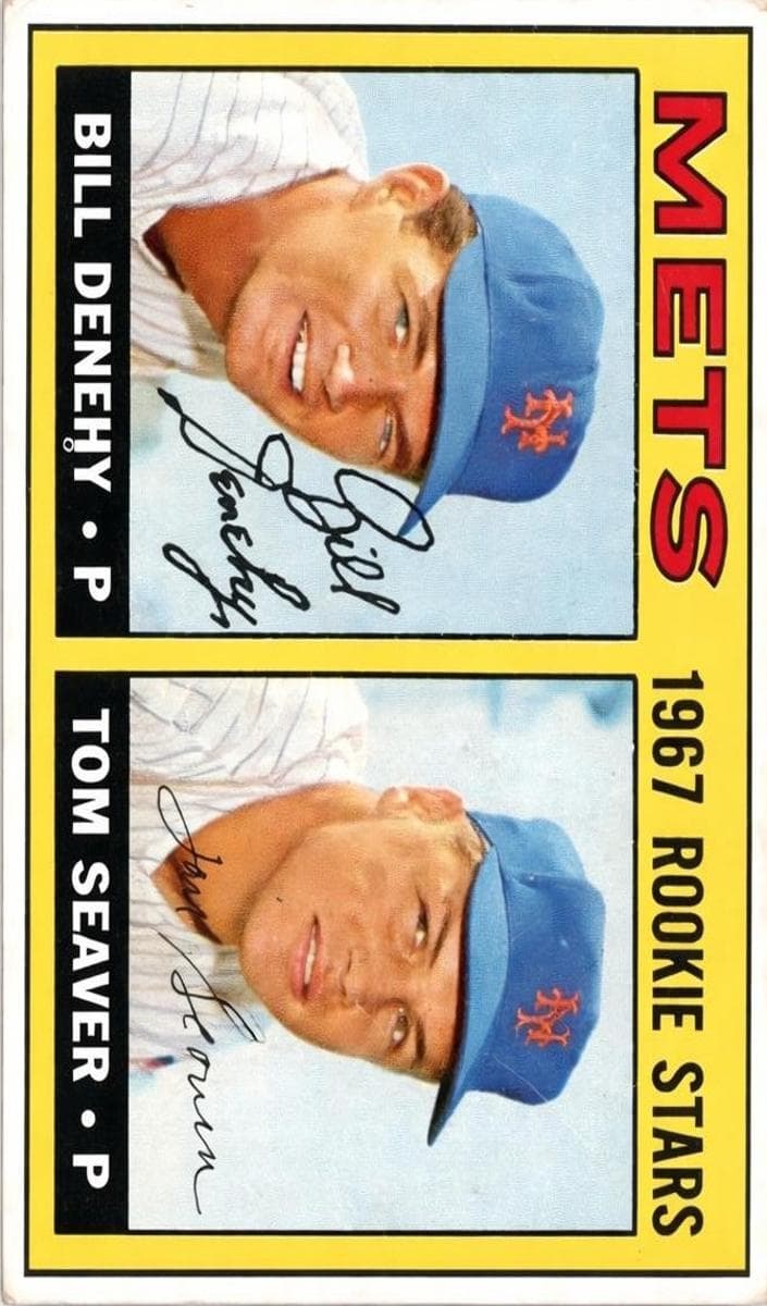 Mets 1967 Rookie Stars (Bill Denehy / Tom Seaver) #581