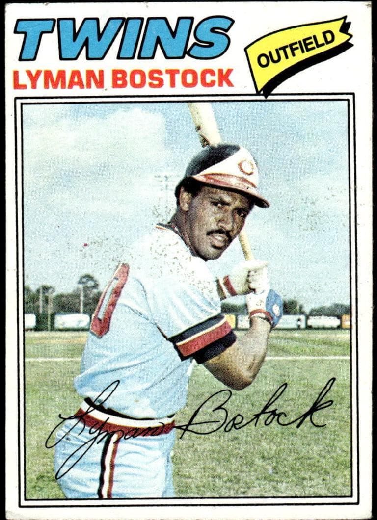 Lyman Bostock 1977 topps Topps