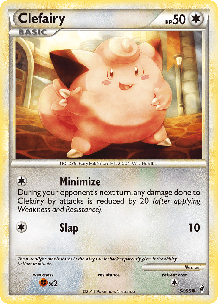 Clefairy 2011 Pokemon Call of Legends