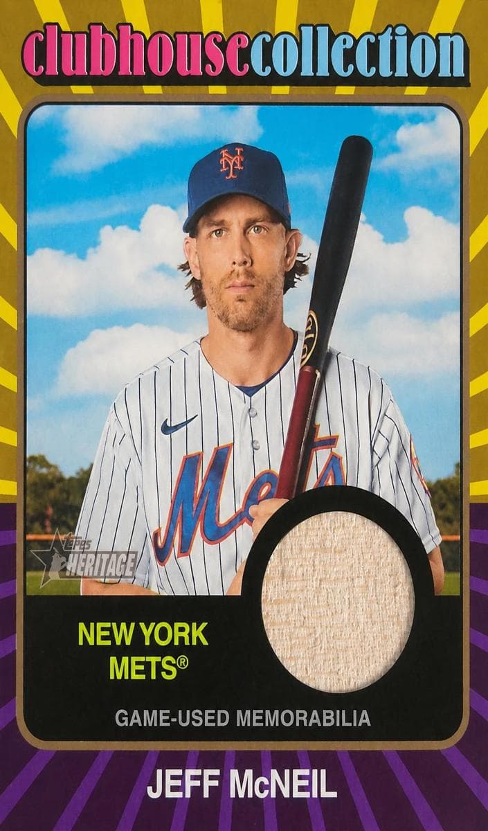 Jeff McNeil 2024 topps Topps Heritage