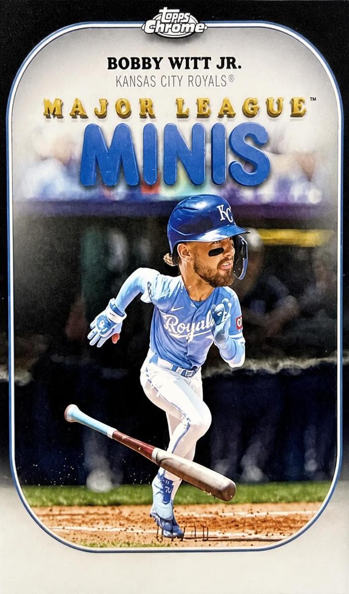 Bobby Witt Jr. 2025 topps Topps Chrome Update