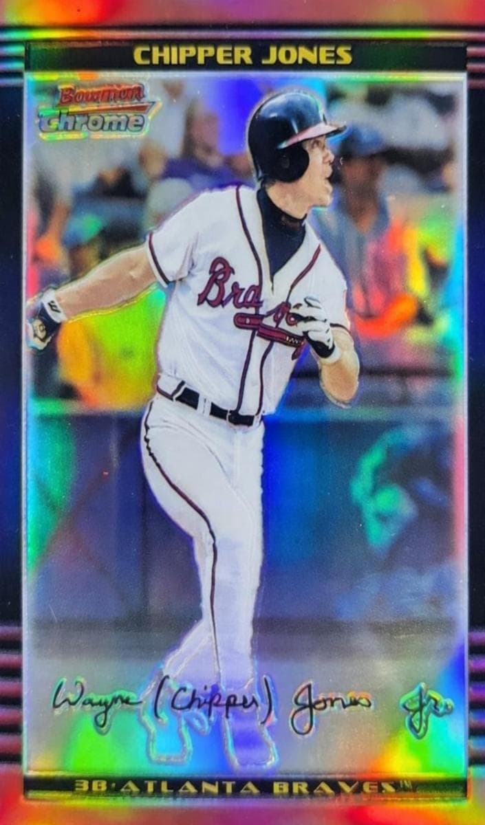 Chipper Jones 2002 bowman Bowman