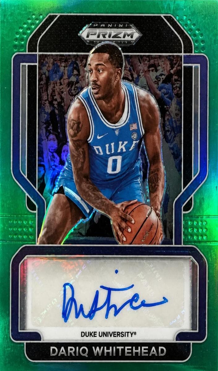 Dariq Whitehead 2022 panini Panini Prizm Draft Picks