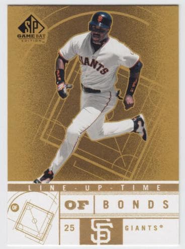 Barry Bonds 2001 unknown SP Game Bat Edition