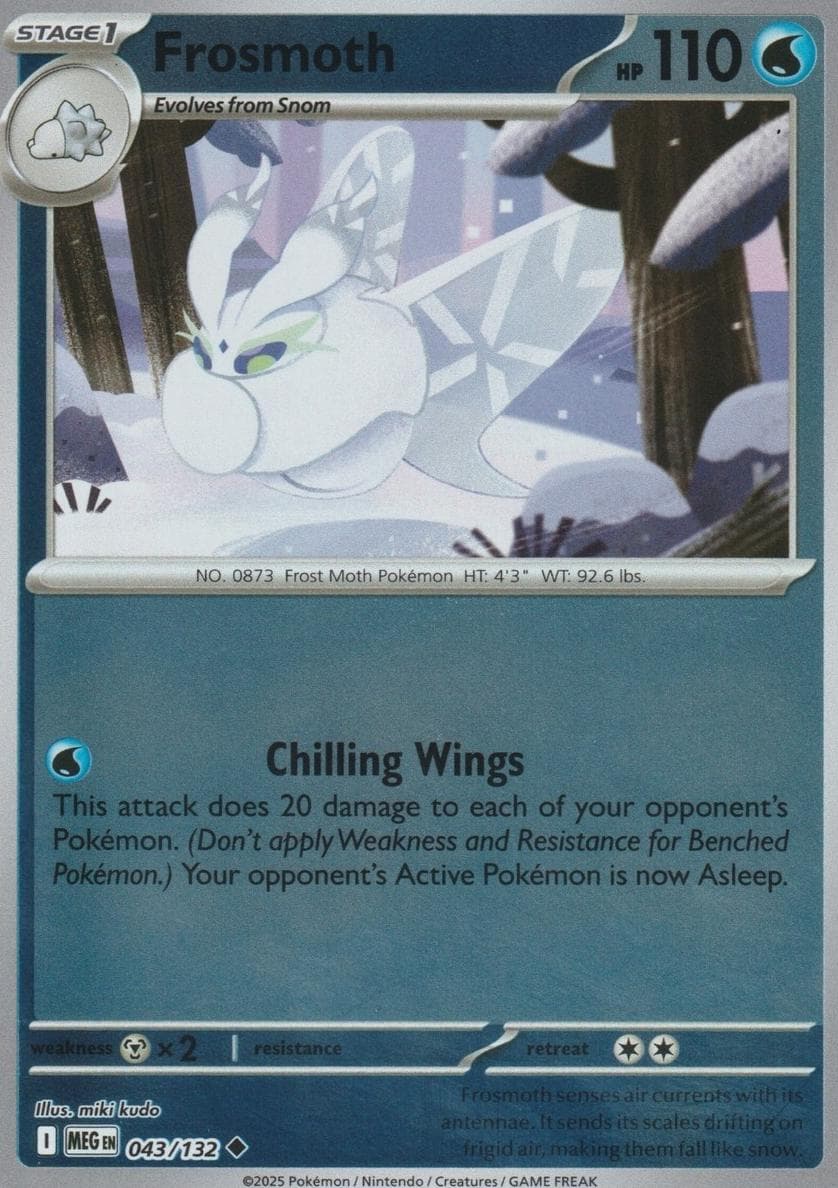 Frosmoth trading card