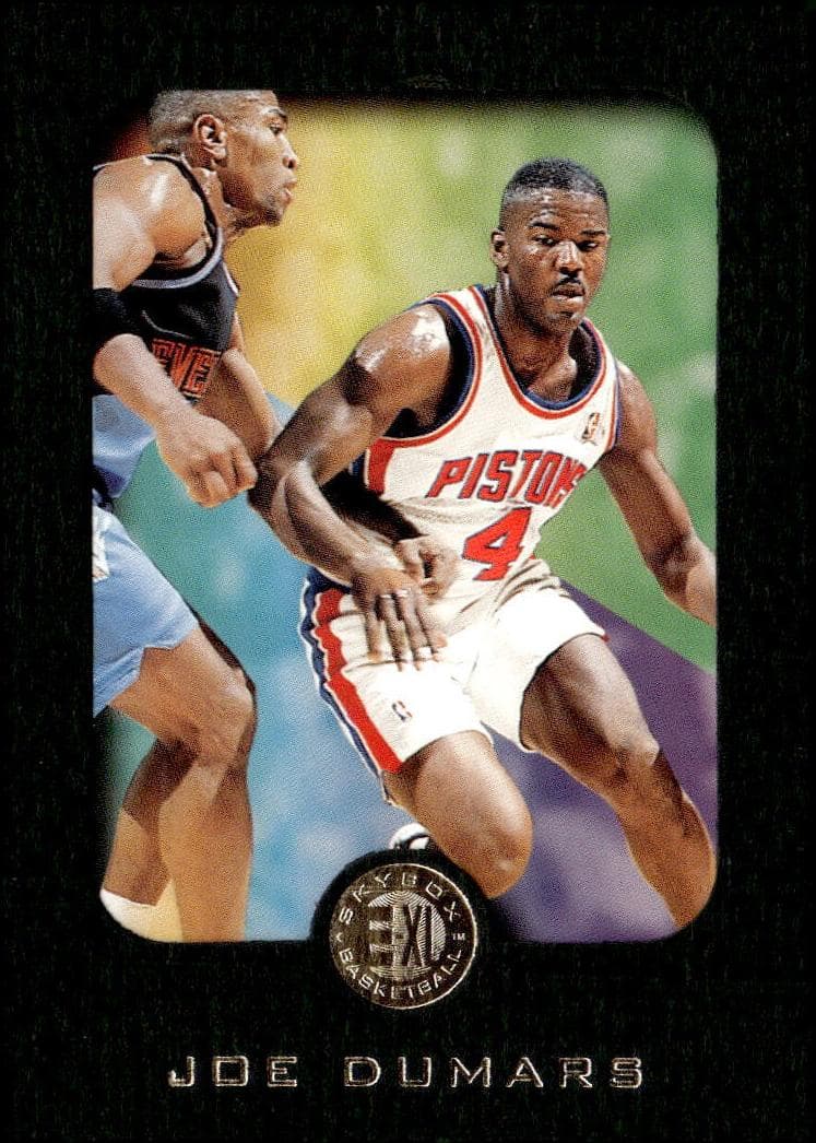 Joe Dumars 1995 skybox E-xl
