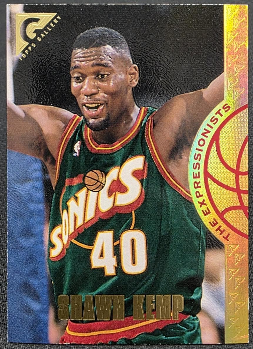 Shawn Kemp 1995 topps Topps Gallery