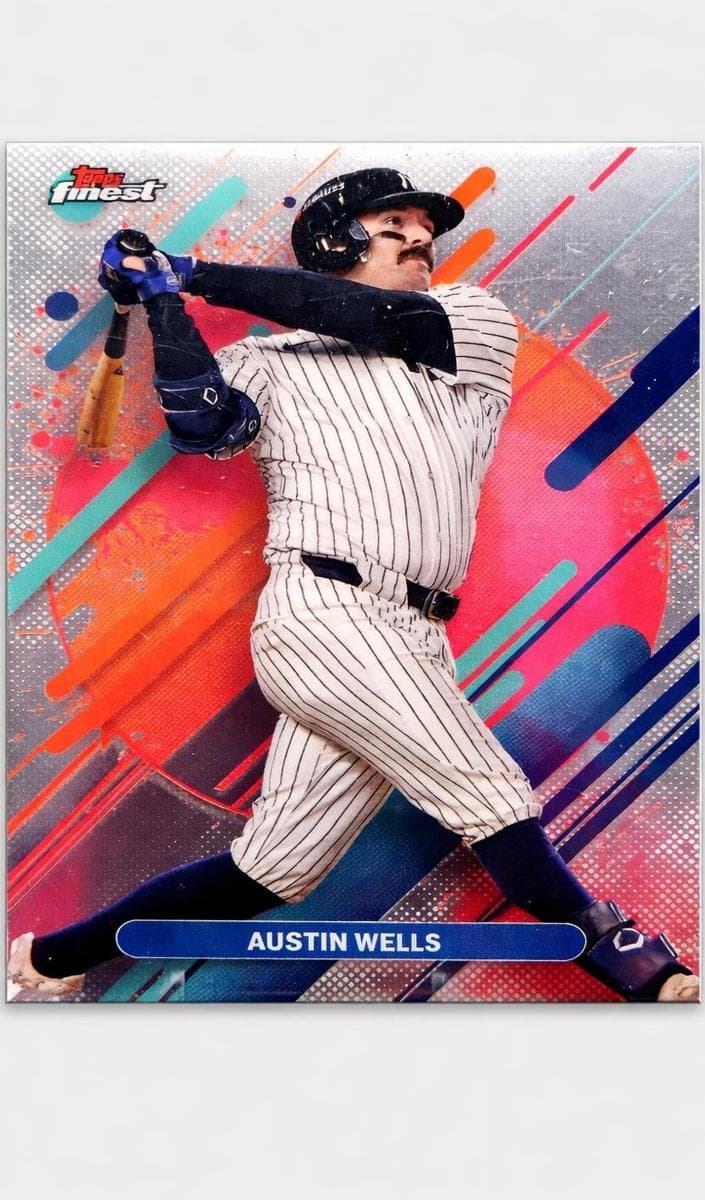 Austin Wells 2025 topps Topps Finest