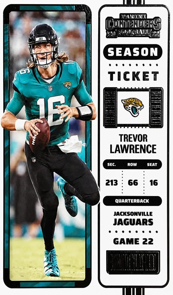 Trevor Lawrence 2022 panini Panini Contenders Optic
