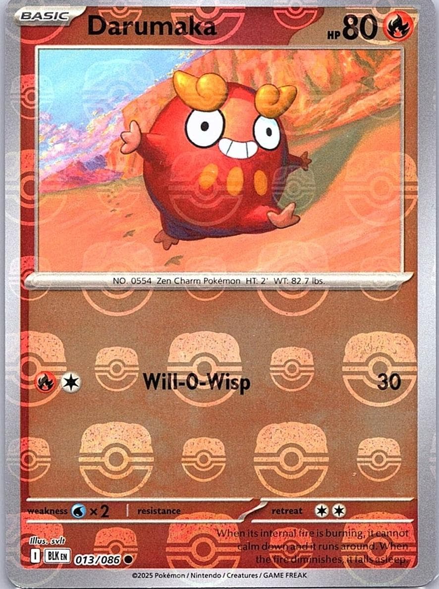 Darumaka trading card