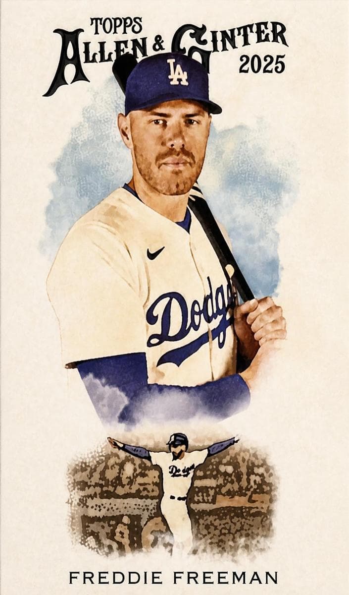 Freddie Freeman 2025 topps Allen & Ginter