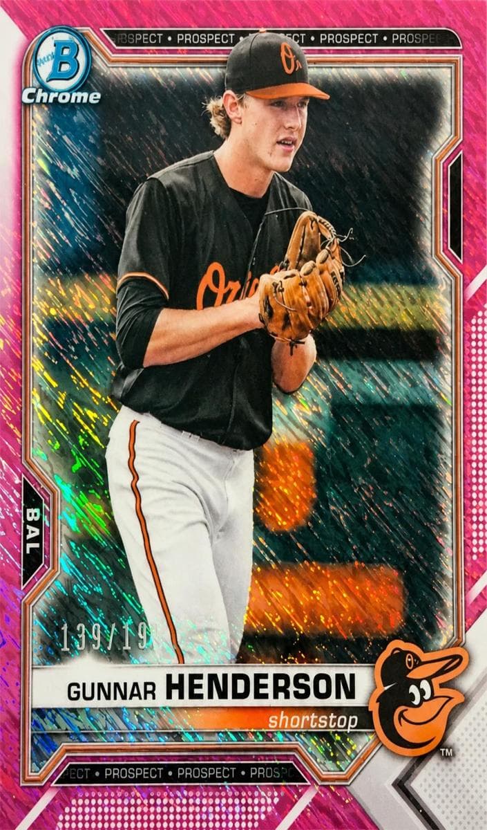 Gunnar Henderson 2021 bowman Bowman
