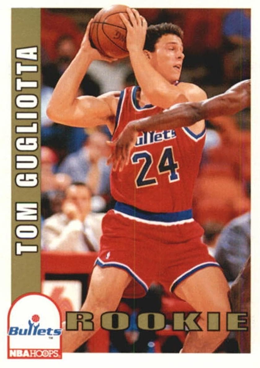 Tom Gugliotta 1992 panini Hoops