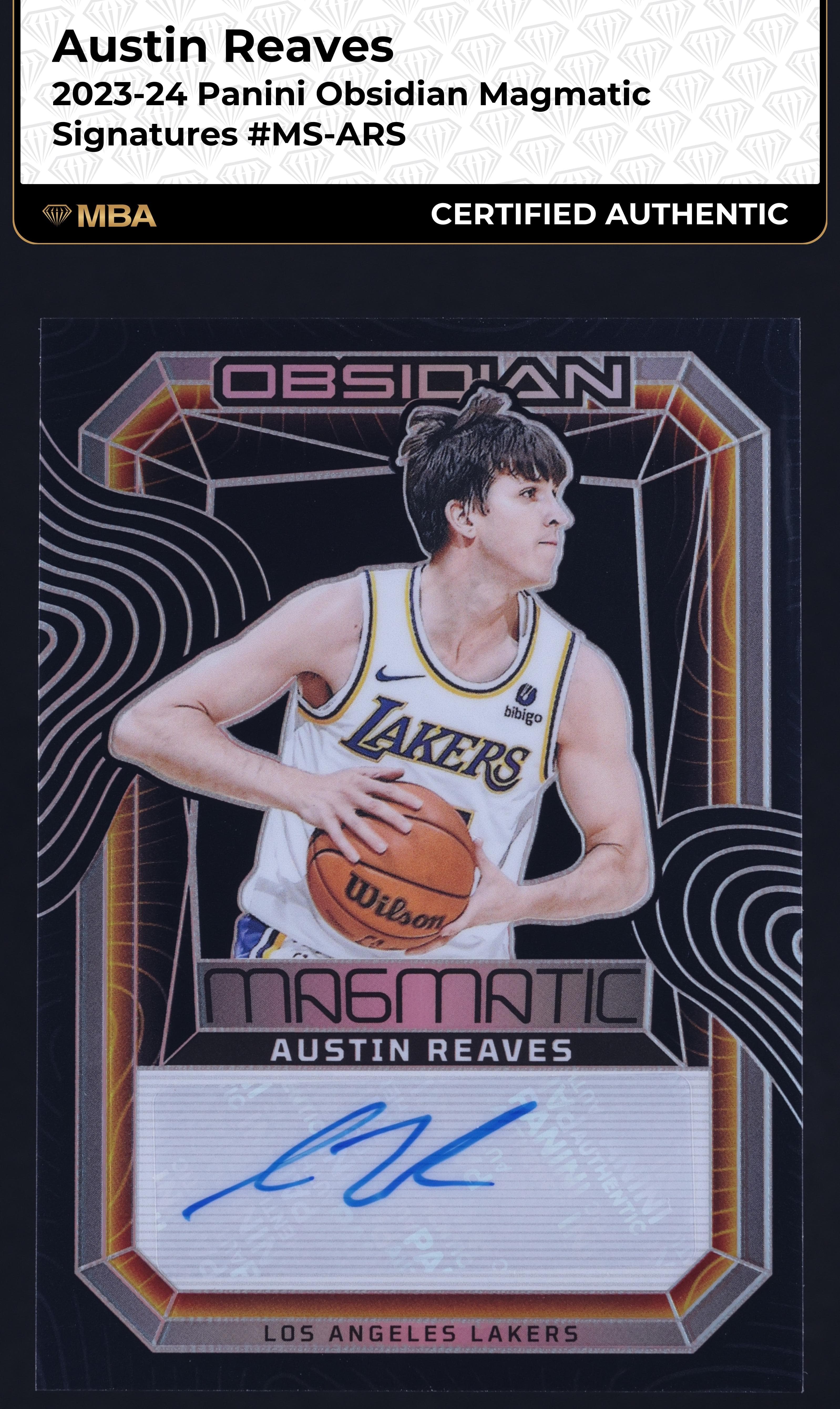 Austin Reaves 2023 panini Obsidian