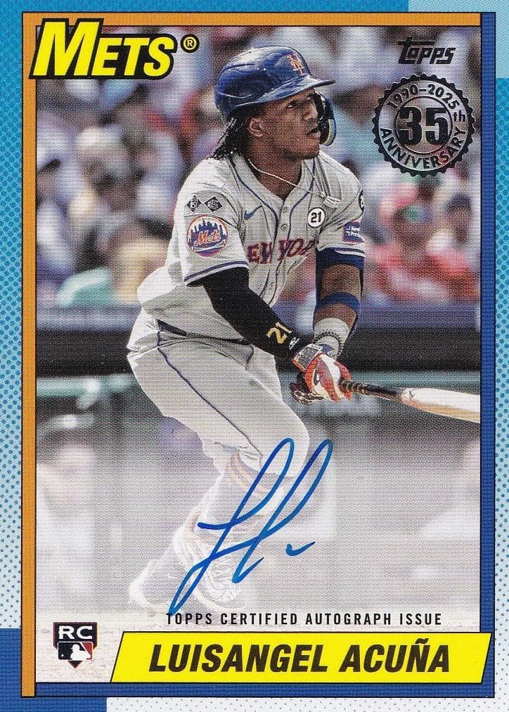 Luisangel Acuña 2025 topps Topps
