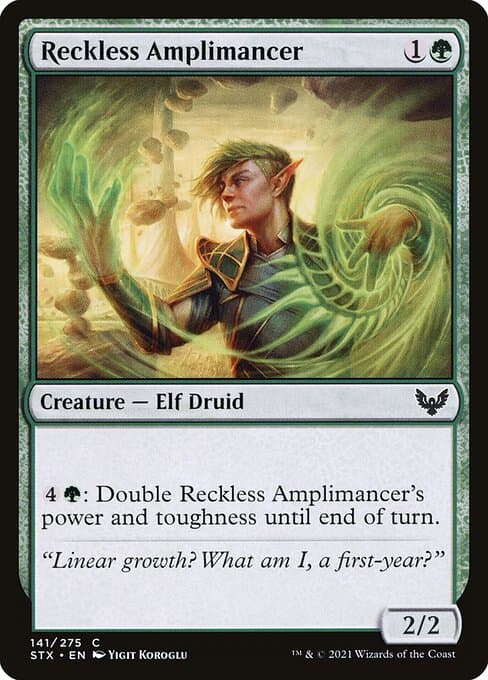 Reckless Amplimancer 2021 Magic: The Gathering Strixhaven School of Mages