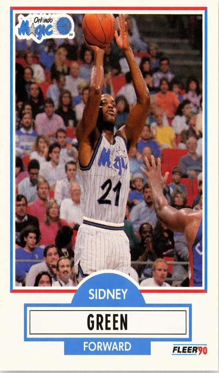 Sidney Green trading card