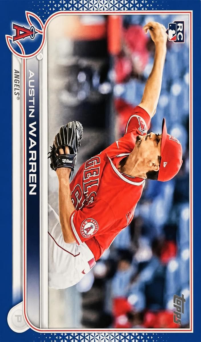 Austin Warren trading card