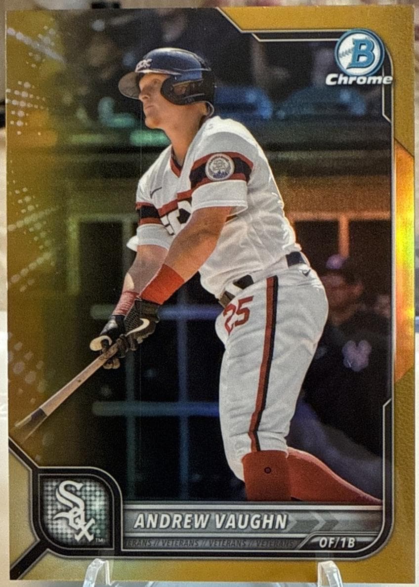 Andrew Vaughn 2022 bowman Bowman Chrome