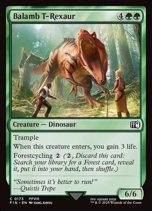 Balamb T-Rexaur 2025 Magic: The Gathering Final Fantasy