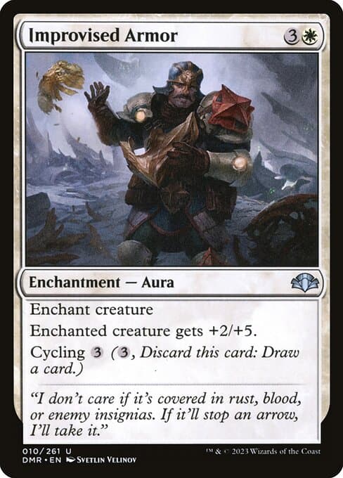 Improvised Armor 2023 Magic: The Gathering Dominaria Remastered
