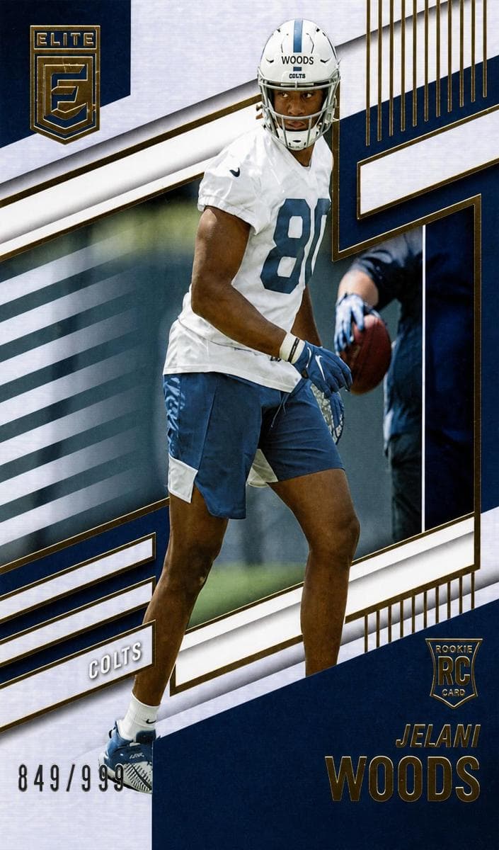 Jelani Woods 2022 panini Donruss Elite