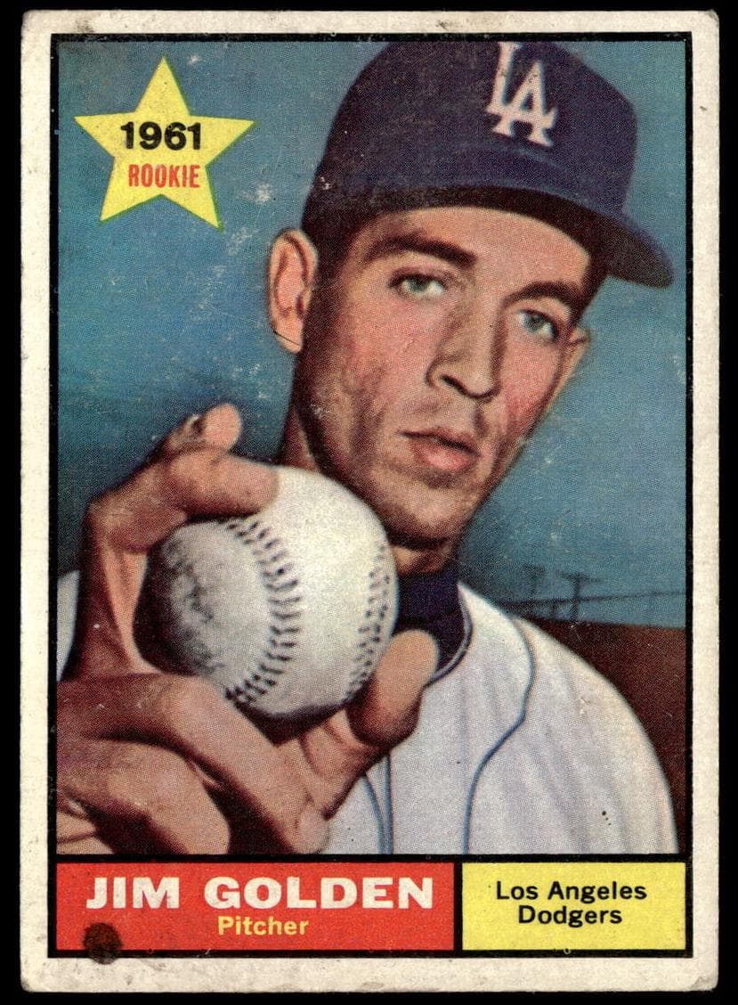 Jim Golden 1961 topps Topps